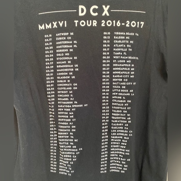 Dixie Chicks MMXVI Tour 2016-2017 Concert T Shirt Adult Med - Picture 9 of 10